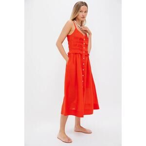 SEA NEW YORK Chili Zora Solid Tank Button Down Dress Size L NWT Retail $295